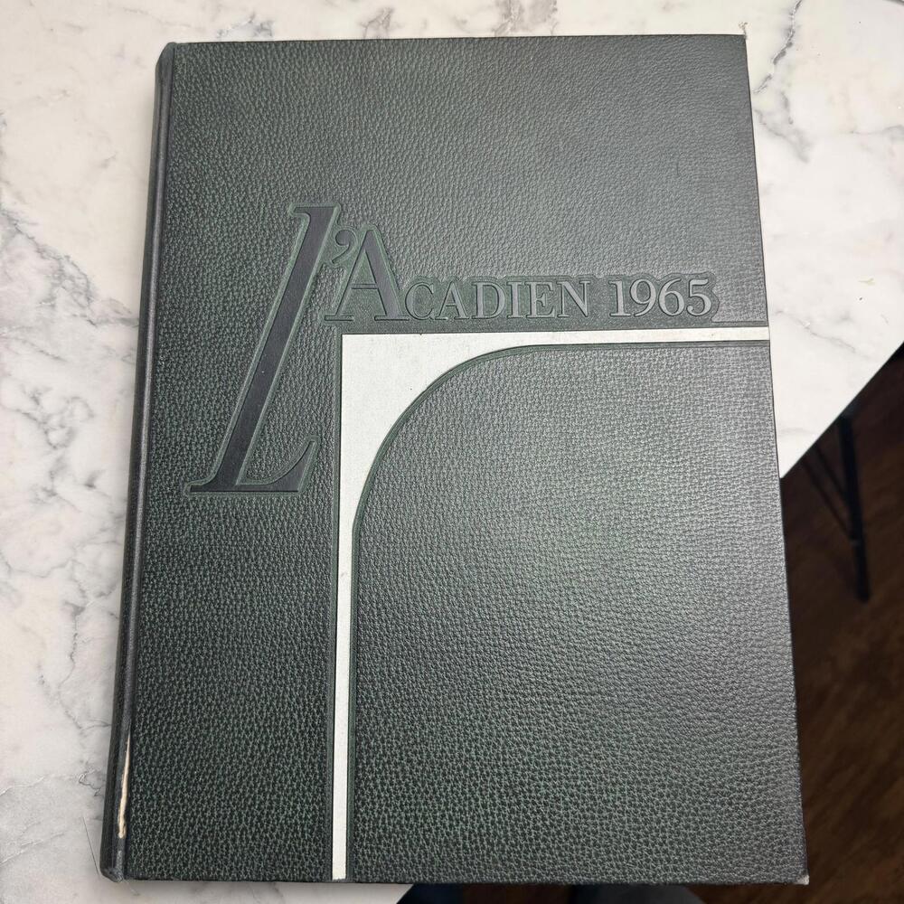 L'Acadien 1965 Bacqué HC College Yearbook L Acadien Usl Lafayette Louisiana